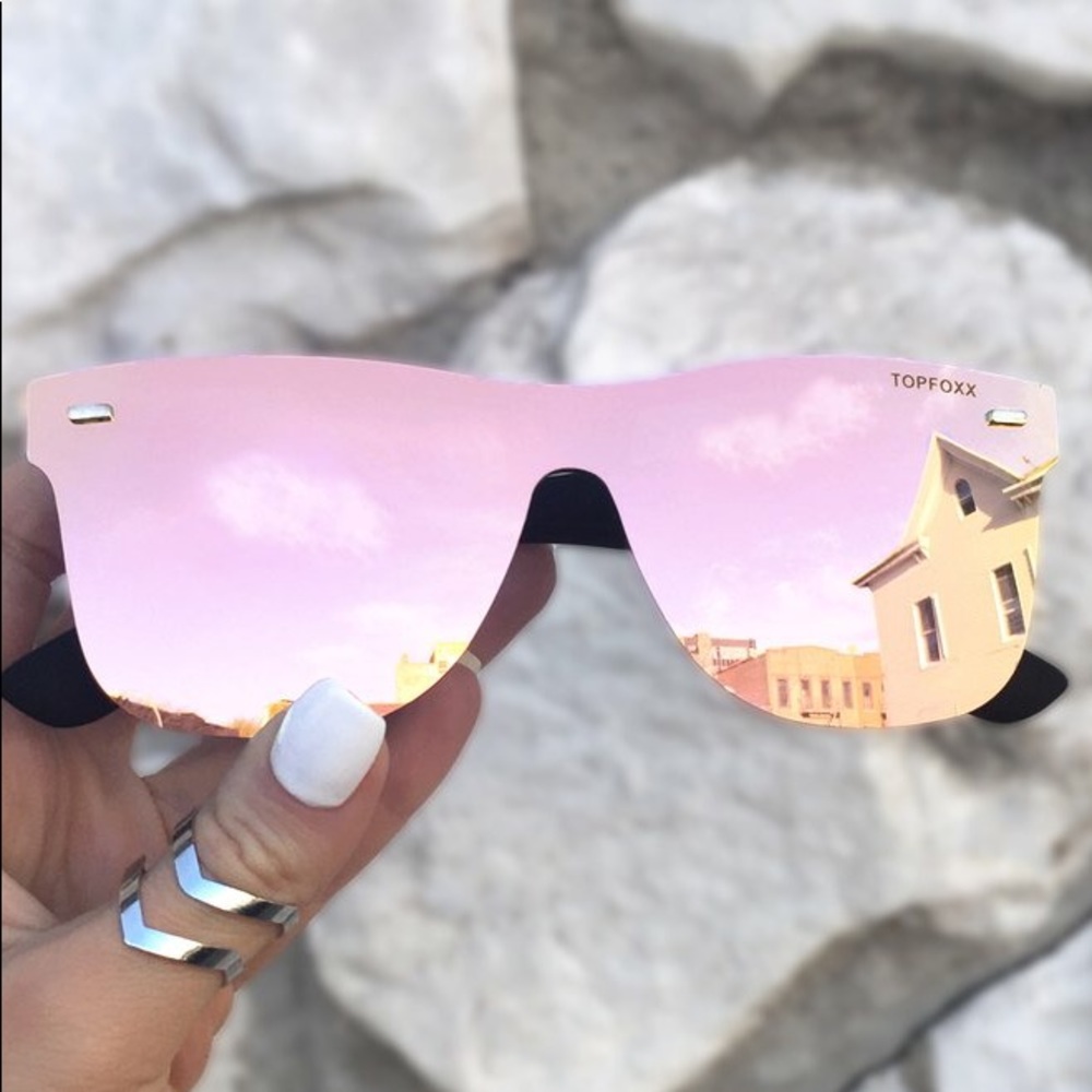3 Rose Gold Sunglasses | FUTURE WIFE | TOPFOXX.